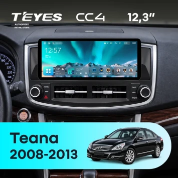Штатная магнитола Teyes CC4 12.3" 6/64 Nissan Teana J32 (2008-2013)