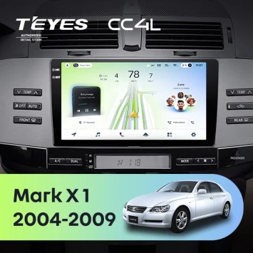 Штатная магнитола Teyes CC4L 6/64 с DTS Toyota Mark X X120 (2004-2009) Правый руль
