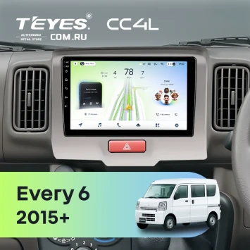 Штатная магнитола Teyes CC4L 4/64 Suzuki Every 6 (2015-2026)