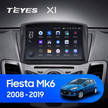 Штатная магнитола Teyes X1 4G 2/32 Ford Fiesta Mk 6 (2008-2019) F2 Тип-А