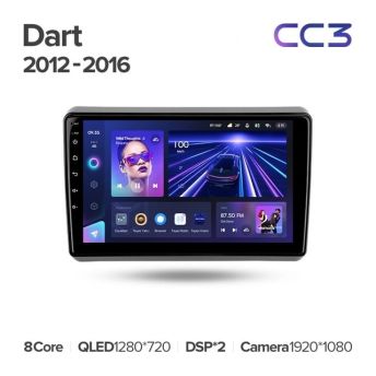 Штатная магнитола Teyes CC3 4/32 Dodge Dart (2012-2016)