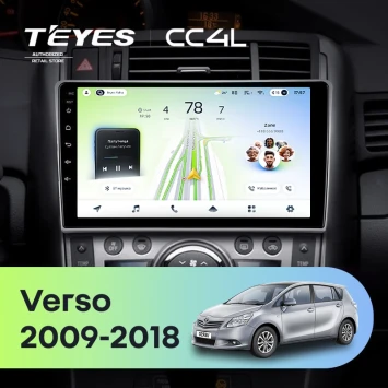 Штатная магнитола Teyes CC4L 6/64 с DTS Toyota Verso R20 (2009-2018) F1