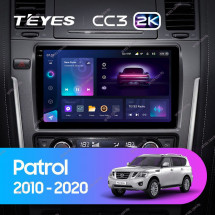 Штатная магнитола Teyes CC3 2K 4/32 Nissan Patrol Y62 (2010-2020) 9&quot; дюймов