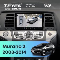 Штатная магнитола Teyes CC4 360 6/64 Nissan Murano 2 Z51 (2008-2014)
