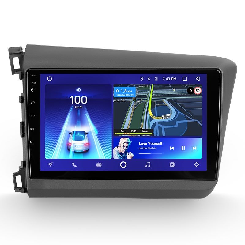 Переходная рамка Honda Civic 9 FB FK FD (2011-2015) (9&quot;)