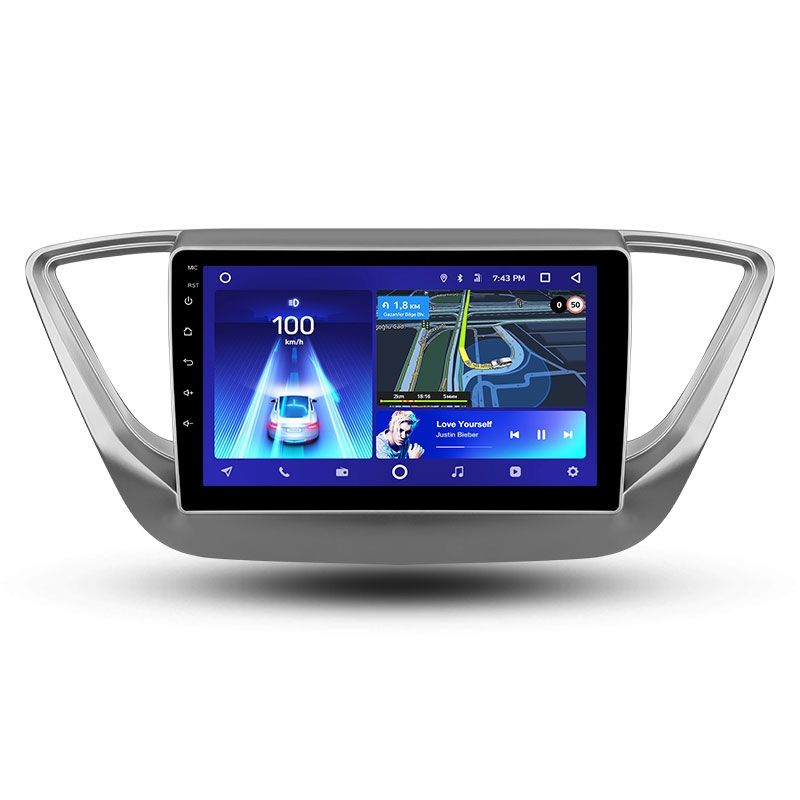 Переходная рамка Hyundai Solaris 2 (2017-2020) F1 Тип-A (9&quot;)