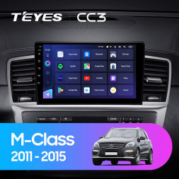 Штатная магнитола Teyes CC3 4/64 Mercedes-Benz ML-Class W166 (2011-2015)