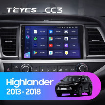 Штатная магнитола Teyes CC3 6/128 Toyota Highlander 3 XU50 (2013-2018)