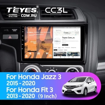 Штатная магнитола Teyes CC3L 4/32 Honda Jazz 3 (2015-2020) Тип-B
