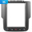 Переходная рамка Dodge Ram 4 IV DJ DS (2013-2019) Тип-B (9,7")