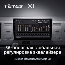 Штатная магнитола Teyes X1 4G 2/32 Toyota Hiace XH10 H200 (2004-2021)