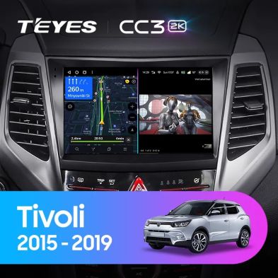 Штатная магнитола Teyes CC3 2K 360 6/128 SsangYong Tivoli (2015-2019)