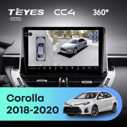 Штатная магнитола Teyes CC4 360 6/64 Toyota Corolla 12 (2018-2020) Тип-A
