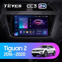 Штатная магнитола Teyes CC3 2K 4/64 Volkswagen Tiguan 2 (2016-2018) Тип-B