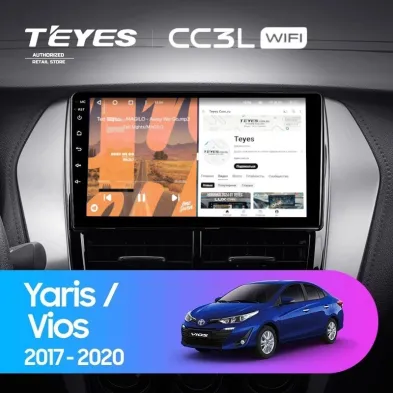 Штатная магнитола Teyes CC3L WiFi 2/32 Toyota Yaris (2017-2020) F1
