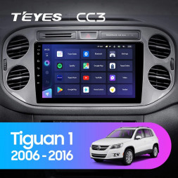 Штатная магнитола Teyes CC3 4/32 Volkswagen Tiguan 1 NF (2006-2017) F1