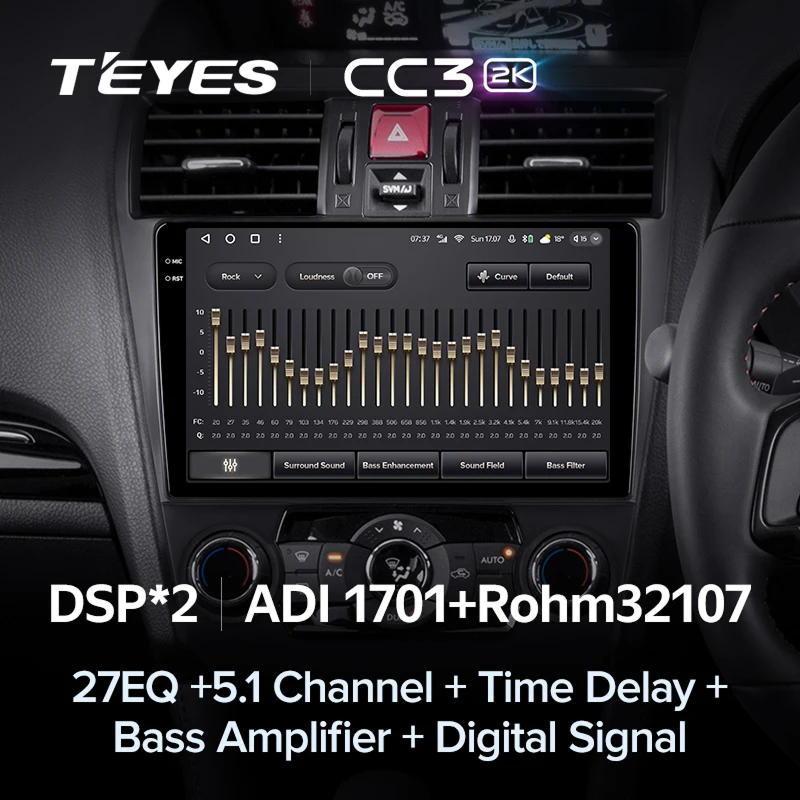 Штатная магнитола Teyes CC3 2K 4/32 Subaru Levorg (2014-2020) F2