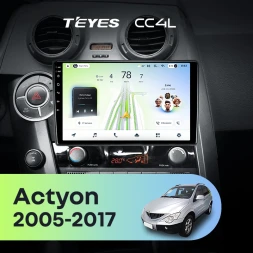 Штатная магнитола Teyes CC4L 6/64 с DTS SsangYong Actyon Sports (2005-2017)