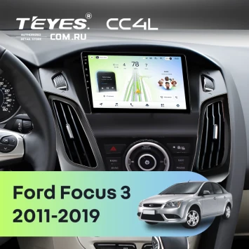 Штатная магнитола Teyes CC4L 6/64 с DTS Ford Focus 3 (2011-2019) (черная) F3