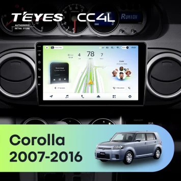 Штатная магнитола Teyes CC4L 4/64 Toyota Corolla Rumion E150 (2007-2016)