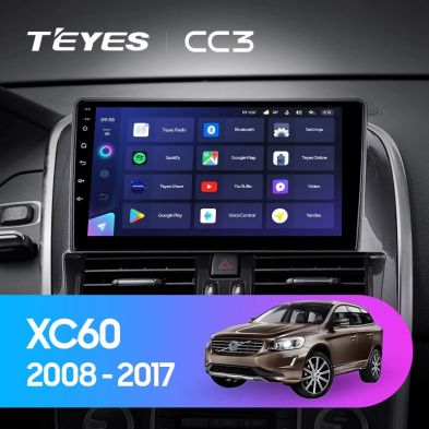 Штатная магнитола Teyes CC3 4/32 Volvo XC60 I 1 (2013-2017) Тип-B