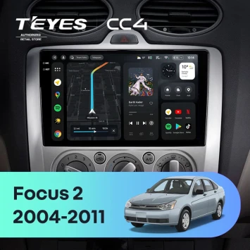 Штатная магнитола Teyes CC4 8/128 Ford Focus 2 Mk 2 (2004-2011) F2