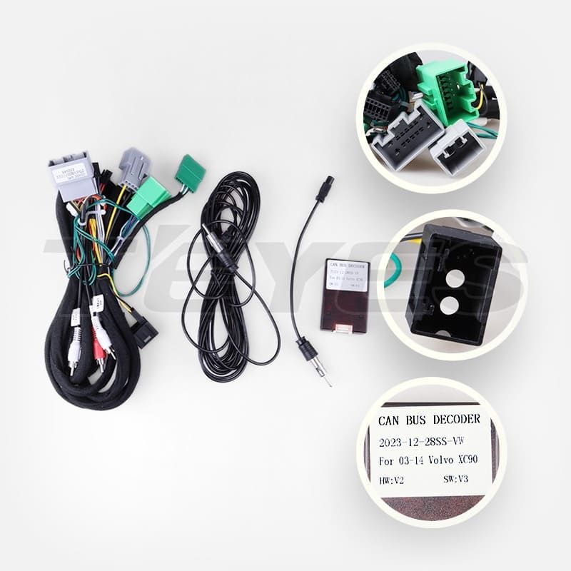 Переходная рамка Volvo XC90 (2007-2014) F2 (комплект для установки вниз) (10&quot;)