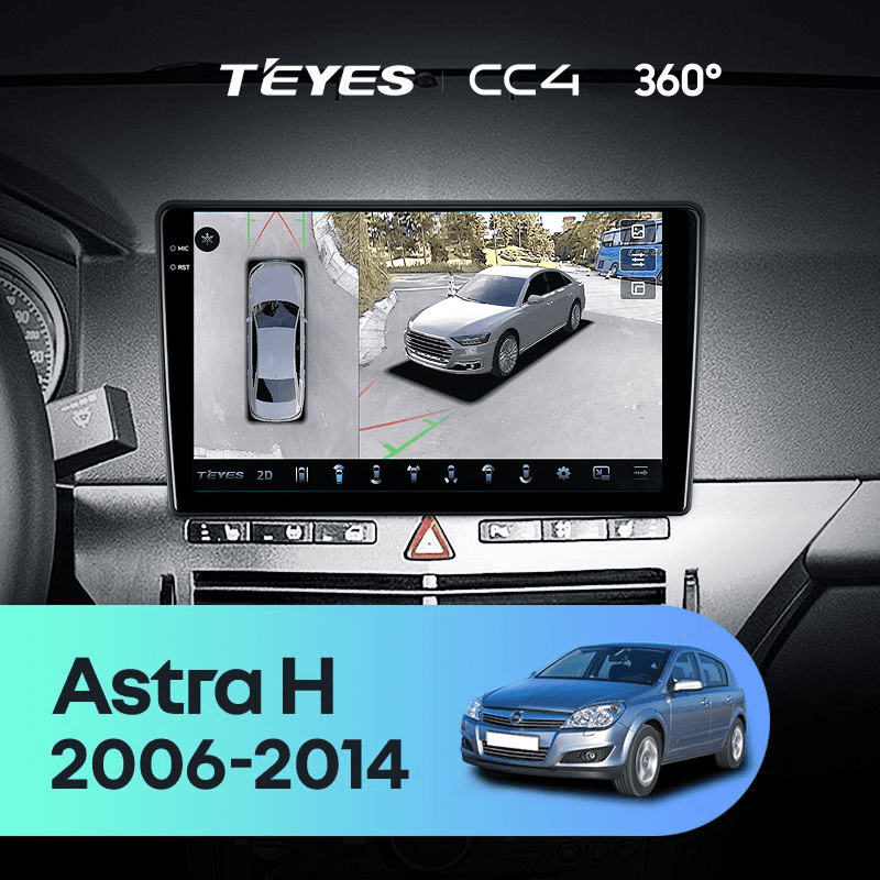 Штатная магнитола Teyes CC4 360 8/128 Opel Astra H (2006-2014) F1