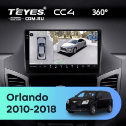 Штатная магнитола Teyes CC4 360 8/128 Chevrolet Orlando (2010-2018)