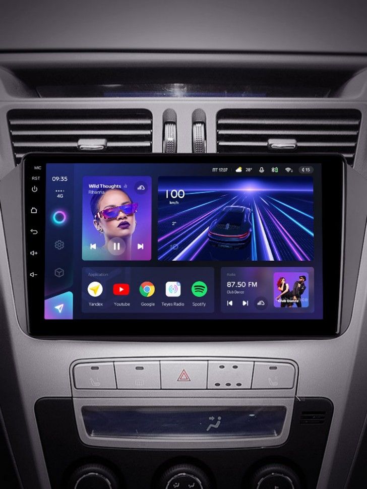 Штатная магнитола Teyes CC3 4/32 Geely Emgrand X7 1 GX7 EX7 (2011-2019)