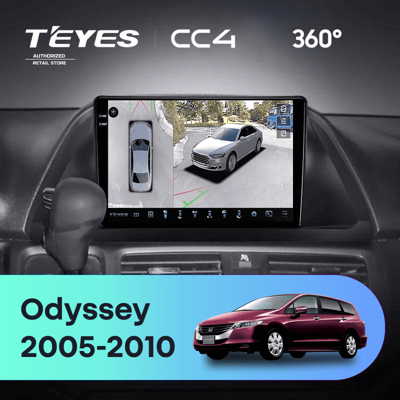 Штатная магнитола Teyes CC4 360 8/128 Honda Odyssey (2005-2010) (US EDITION)