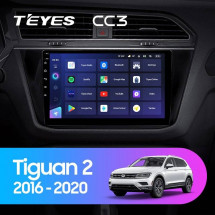 Штатная магнитола Teyes CC3 4/32 Volkswagen Tiguan 2 (2016-2018) Тип-A