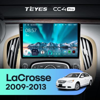 Штатная магнитола Teyes CC4 Pro 8/128 Buick Lacrosse (2009-2013)