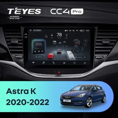Штатная магнитола Teyes CC4 Pro 12/256 Opel Astra K (2020-2022) Тип-B