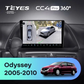 Штатная магнитола Teyes CC4 Pro 360 12/256 Honda Odyssey (2005-2010) (US EDITION)
