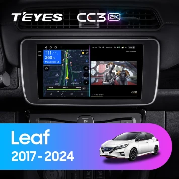 Штатная магнитола Teyes CC3 2K 6/128 Nissan Leaf ZE1 (2017-2024)