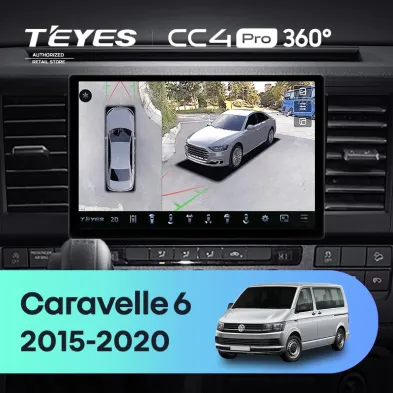Штатная магнитола Teyes CC4 Pro 360 12/256 Volkswagen Caravelle T6 (2015-2020) (11")