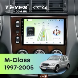 Штатная магнитола Teyes CC4L 6/64 с DTS Mercedes ML W163 (1997-2005) (дерево)