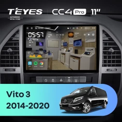 Штатная магнитола Teyes CC4 Pro 8/128 Mercedes-Benz Vito 3 W447 (2014-2020) (11")