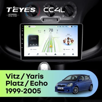 Штатная магнитола Teyes CC4L 6/64 с DTS Toyota Platz (1999-2005) F1