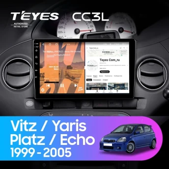 Штатная магнитола Teyes CC3L 4/32 Toyota Echo (1999-2005) F2