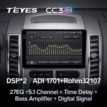 Штатная магнитола Teyes CC3 2K 360 6/128 Ford Edge 1 U387 (2006-2010)