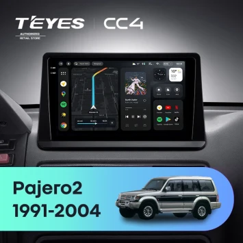 Штатная магнитола Teyes CC4 8/128 Mitsubishi Pajero 2 (1991-2004)