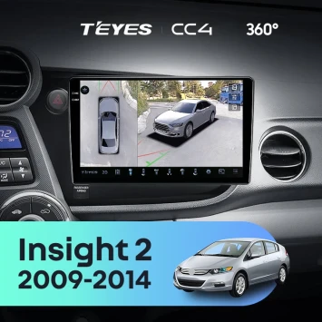 Штатная магнитола Teyes CC4 360 6/64 Honda Insight 2 LHD (2009-2014)