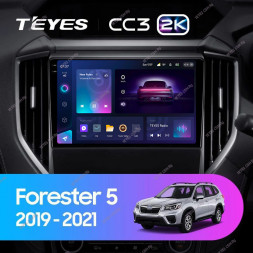 Штатная магнитола Teyes CC3 2K 4/32 Subaru Forester 5 (2018-2021)