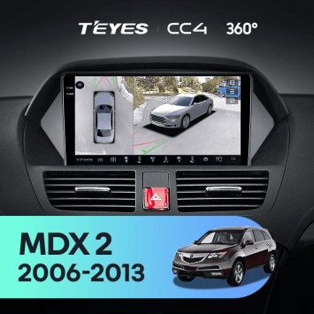 Штатная магнитола Teyes CC4 360 6/64 Acura MDX YD2 (2006-2013)