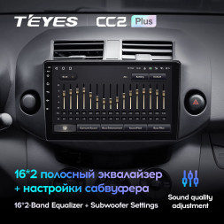 Штатная магнитола Teyes CC2 Plus 4/64 Toyota RAV4 3 XA30 (2005-2013) 10&quot;
