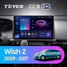 Штатная магнитола Teyes CC3 2K 6/128 Toyota Wish 2 XE20 (2009-2017)