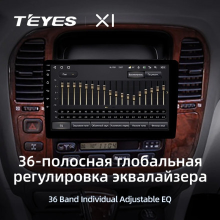 Штатная магнитола Teyes X1 4G 2/32 Lexus LX470 J100 (1998-2003)