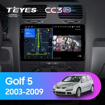 Штатная магнитола Teyes CC3 2K 360 6/128 Volkswagen Golf 5 (2003-2009) F3
